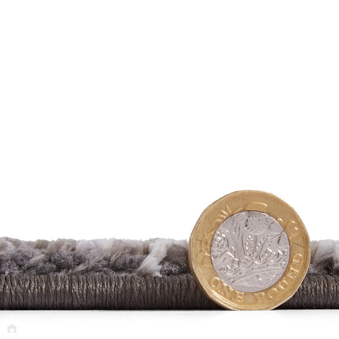 Washable Flores 1930 Modern Plain Tonal Lines Soft-Touch Textured Carved Hi-Lo Eco-Recycled Polyester Charcoal/Cream Rug-Think Rugs-Rug Love - The Most Loved Rug Store