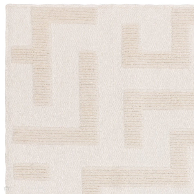 Washable Freja Cove Modern Abstract Soft-Touch Hi-Low Ribbed Textured Flatweave Ivory Rug-Asiatic Carpets-Rug Love - The Most Loved Rug Store