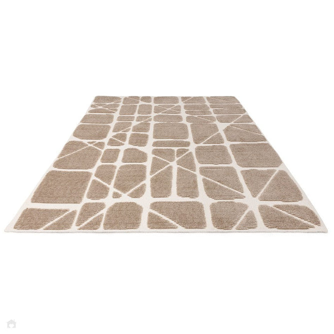 Washable Freja Method Modern Abstract Soft-Touch Hi-Low Ribbed Textured Flatweave Sand/Natural Rug-Asiatic Carpets-Rug Love - The Most Loved Rug Store