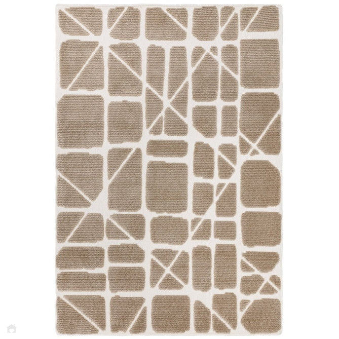 Washable Freja Method Modern Abstract Soft-Touch Hi-Low Ribbed Textured Flatweave Sand/Natural Rug-Asiatic Carpets-Rug Love - The Most Loved Rug Store
