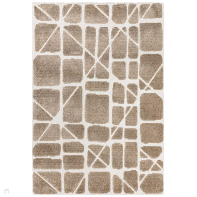 Washable Freja Method Modern Abstract Soft-Touch Hi-Low Ribbed Textured Flatweave Sand/Natural Rug-Asiatic Carpets-Rug Love - The Most Loved Rug Store