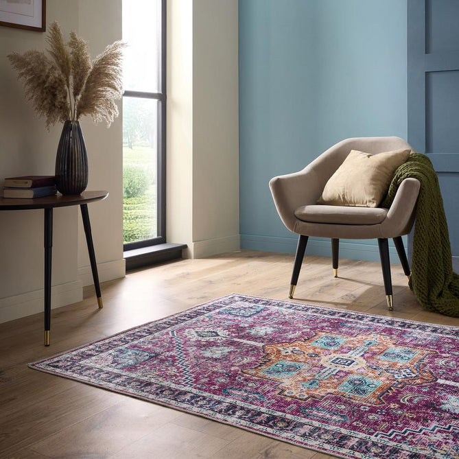 Washable Granada Ruby Red Rug-Origins-Rug Love - The Most Loved Rug Store