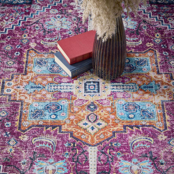 Washable Granada Ruby Red Rug-Origins-Rug Love - The Most Loved Rug Store