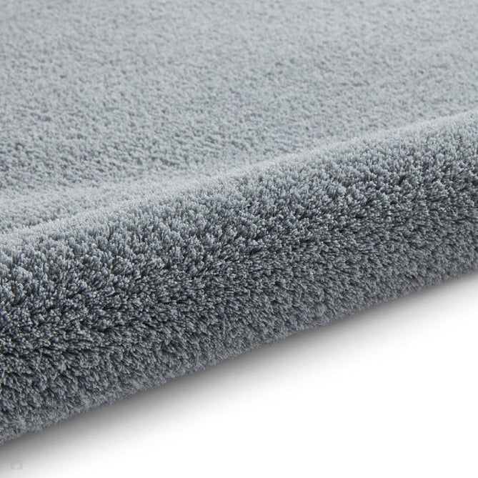 Washable Kara Modern Plain Tonal Shimmer Soft-Touch Textured Eco-Recycled Polyester Sleek Low Profile Shaggy Pile Light Blue Rug-Think Rugs-Rug Love - The Most Loved Rug Store