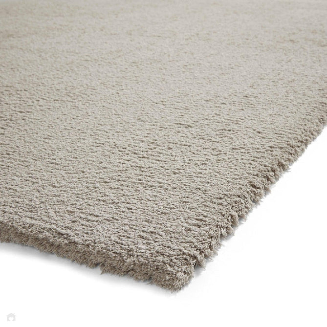 Washable Kara Modern Plain Tonal Shimmer Soft-Touch Textured Eco-Recycled Polyester Sleek Low Profile Shaggy Pile Silver Rug-Think Rugs-Rug Love - The Most Loved Rug Store