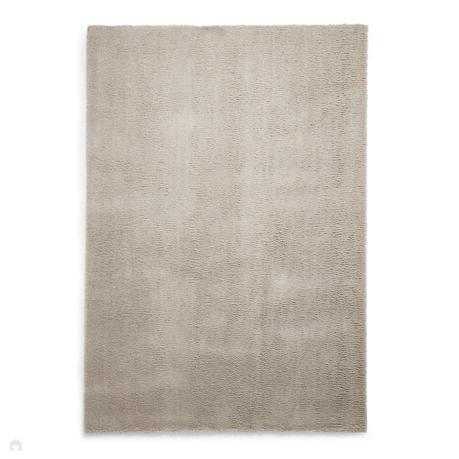 Washable Kara Modern Plain Tonal Shimmer Soft-Touch Textured Eco-Recycled Polyester Sleek Low Profile Shaggy Pile Silver Rug-Think Rugs-Rug Love - The Most Loved Rug Store