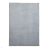 Washable Kara Plush Soft Plain Eco-Friendly Recycled Polyester Shaggy Light Blue Rug