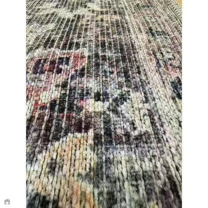 Washable Kaya Lila KY12 Traditional Persian Vintage Distressed Floral Durable Chenille Polyester Flatweave Beige/Red Pink/Blue/Cream/Multicolour Rug-Asiatic Carpets-Rug Love - The Most Loved Rug Store