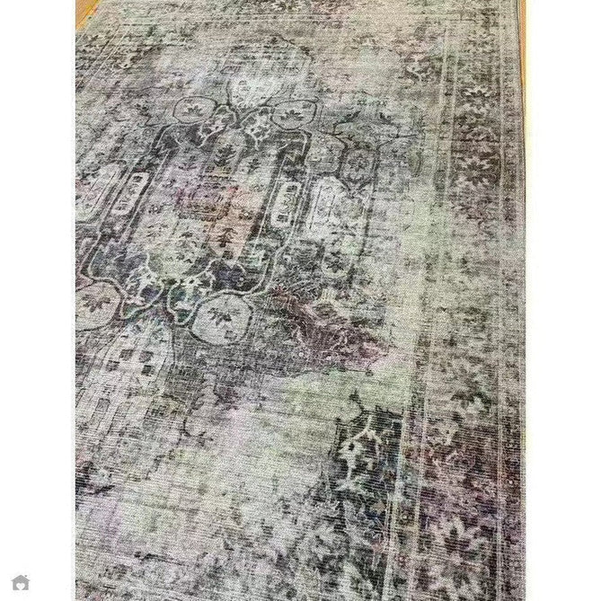 Washable Kaya Lila KY12 Traditional Persian Vintage Distressed Floral Durable Chenille Polyester Flatweave Beige/Red Pink/Blue/Cream/Multicolour Rug-Asiatic Carpets-Rug Love - The Most Loved Rug Store