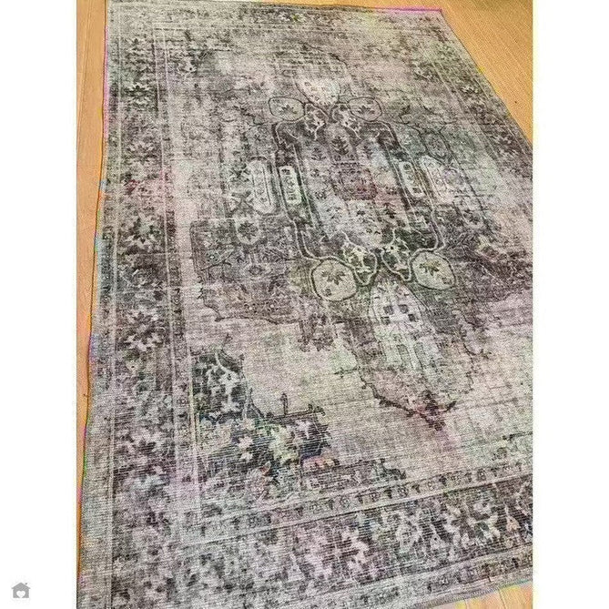 Washable Kaya Lila KY12 Traditional Persian Vintage Distressed Floral Durable Chenille Polyester Flatweave Beige/Red Pink/Blue/Cream/Multicolour Rug-Asiatic Carpets-Rug Love - The Most Loved Rug Store