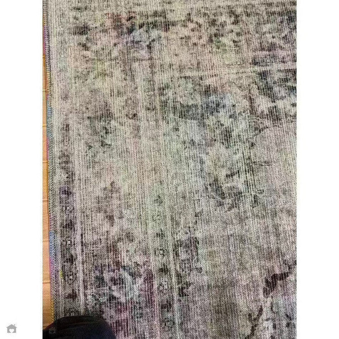 Washable Kaya Lila KY12 Traditional Persian Vintage Distressed Floral Durable Chenille Polyester Flatweave Soft Beige/Red Pink/Blue/Cream/Multicolour Rug-Asiatic Carpets-Rug Love - The Most Loved Rug Store