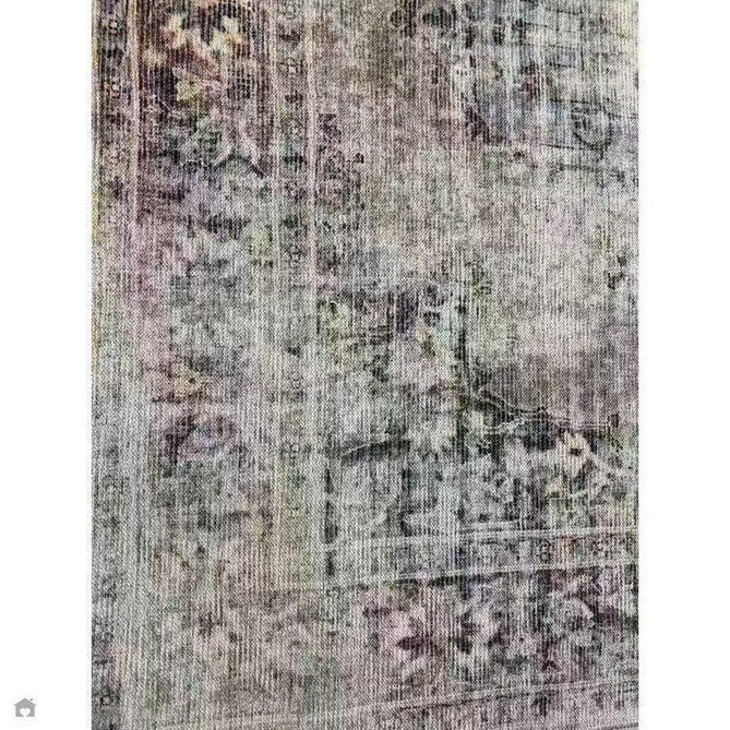 Washable Kaya Lila KY12 Traditional Persian Vintage Distressed Floral Durable Chenille Polyester Flatweave Soft Beige/Red Pink/Blue/Cream/Multicolour Rug-Asiatic Carpets-Rug Love - The Most Loved Rug Store