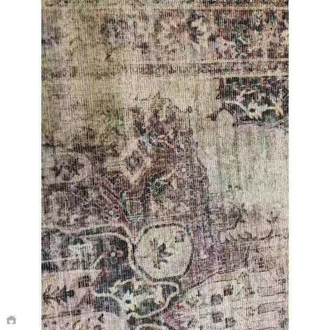Washable Kaya Lila KY12 Traditional Persian Vintage Distressed Floral Durable Chenille Polyester Flatweave Soft Beige/Red Pink/Blue/Cream/Multicolour Rug-Asiatic Carpets-Rug Love - The Most Loved Rug Store