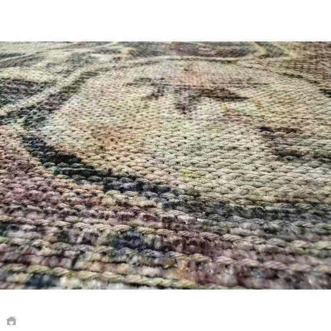 Washable Kaya Lila KY12 Traditional Persian Vintage Distressed Floral Durable Chenille Polyester Flatweave Soft Beige/Red Pink/Blue/Cream/Multicolour Rug-Asiatic Carpets-Rug Love - The Most Loved Rug Store