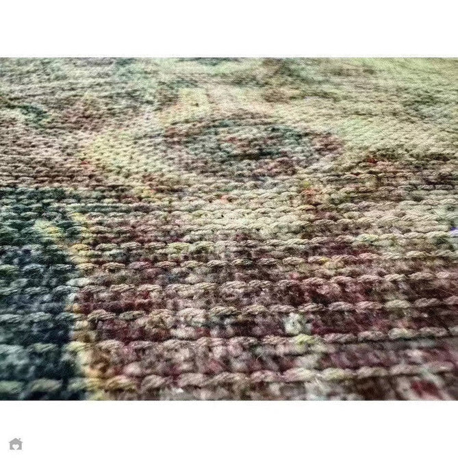 Washable Kaya Lila KY12 Traditional Persian Vintage Distressed Floral Durable Chenille Polyester Flatweave Soft Beige/Red Pink/Blue/Cream/Multicolour Rug-Asiatic Carpets-Rug Love - The Most Loved Rug Store