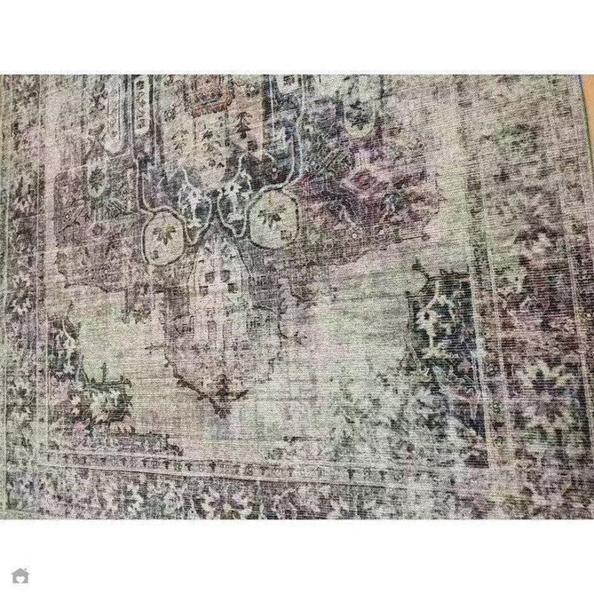 Washable Kaya Lila KY12 Traditional Persian Vintage Distressed Floral Durable Chenille Polyester Flatweave Soft Beige/Red Pink/Blue/Cream/Multicolour Rug-Asiatic Carpets-Rug Love - The Most Loved Rug Store