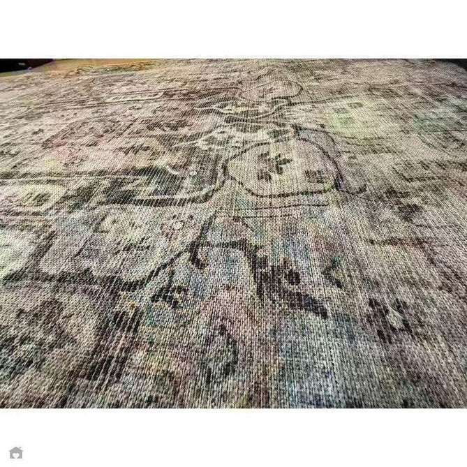 Washable Kaya Lila KY12 Traditional Persian Vintage Distressed Floral Durable Chenille Polyester Flatweave Soft Beige/Red Pink/Blue/Cream/Multicolour Rug-Asiatic Carpets-Rug Love - The Most Loved Rug Store