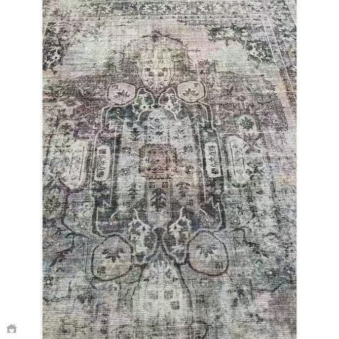 Washable Kaya Lila KY12 Traditional Persian Vintage Distressed Floral Durable Chenille Polyester Flatweave Soft Beige/Red Pink/Blue/Cream/Multicolour Rug-Asiatic Carpets-Rug Love - The Most Loved Rug Store