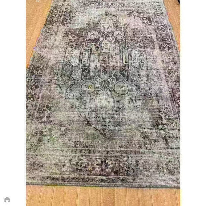 Washable Kaya Lila KY12 Traditional Persian Vintage Distressed Floral Durable Chenille Polyester Flatweave Soft Beige/Red Pink/Blue/Cream/Multicolour Rug-Asiatic Carpets-Rug Love - The Most Loved Rug Store