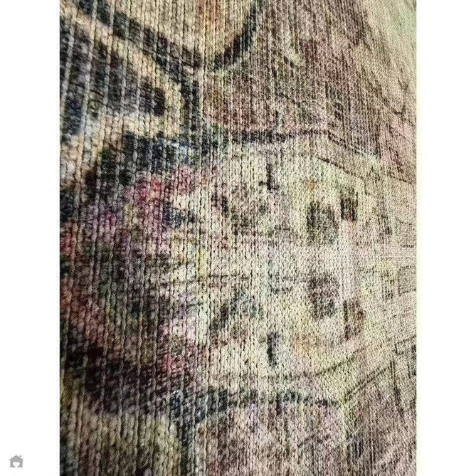 Washable Kaya Lila KY12 Traditional Persian Vintage Distressed Floral Durable Chenille Polyester Flatweave Soft Beige/Red Pink/Blue/Cream/Multicolour Rug-Asiatic Carpets-Rug Love - The Most Loved Rug Store