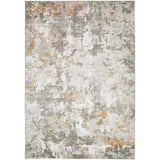 Washable Liberty LIB106 Modern Abstract Distressed Easy-Care Soft Smooth Velvet Touch Polyester Short Pile Flatweave Quarry Rug