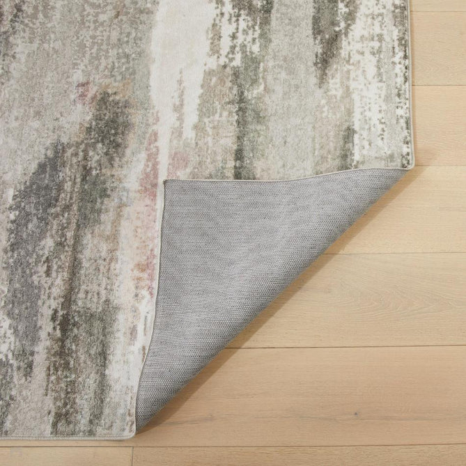 Washable Liberty LIB111 Modern Abstract Distressed Easy-Care Soft Smooth Velvet Touch Polyester Short Pile Flatweave Beige/Taupe/Grey/Blush/Ivory/Charcoal Rug-Concept Looms-Rug Love - The Most Loved Rug Store
