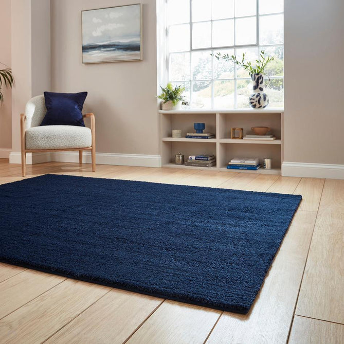 Washable Riviera B483 Navy Rug-Think Rugs-Rug Love - The Most Loved Rug Store
