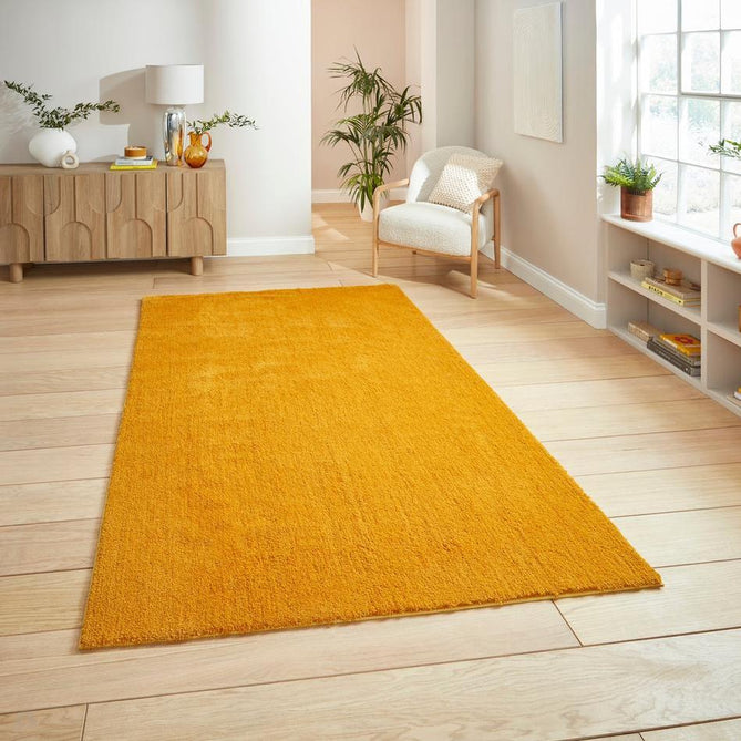 Washable Riviera B483 Ochre Rug-Think Rugs-Rug Love - The Most Loved Rug Store
