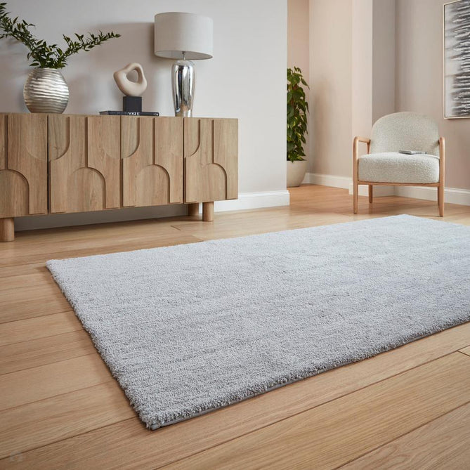 Washable Riviera B483 Silver Rug-Think Rugs-Rug Love - The Most Loved Rug Store