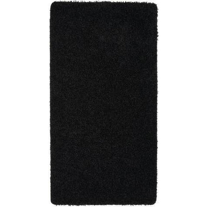 Washable Shaggy Black Runner-Origins-Rug Love - The Most Loved Rug Store