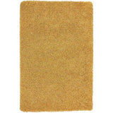 Washable Shaggy Ochre Rug