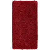 Washable Shaggy Red Runner