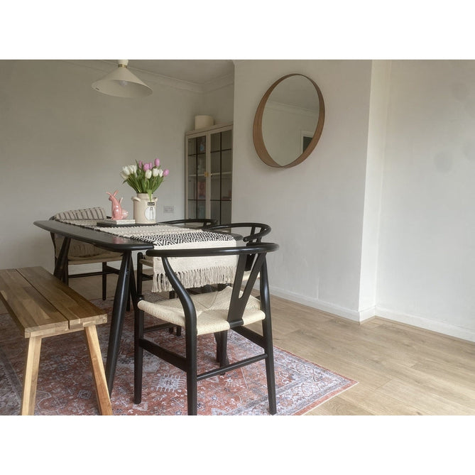 Washable Tabriz H1156 Traditional Vintage Distressed Medallion Border Textured Lightweight Printed Polyester Flatweave Terracotta Rug-Think Rugs-Rug Love - The Most Loved Rug Store