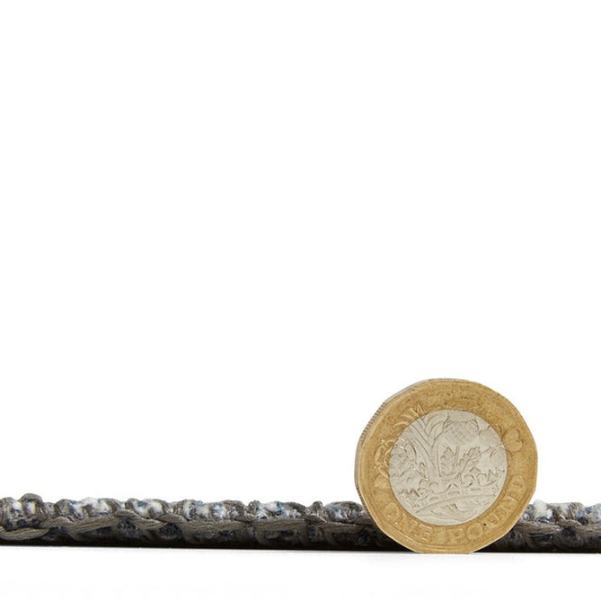 Washable Victoria H1191 Modern Vintage Lotus Floral Tile Mosaic Lightweight Printed Polyester Flatweave Grey/Yellow Rug-Think Rugs-Rug Love - The Most Loved Rug Store