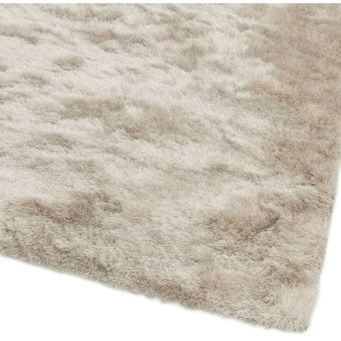 Whisper Super-Soft Fine Yarn Silky Shimmer Polyester Plain Shaggy Champagne Rug-Asiatic Carpets-Rug Love - The Most Loved Rug Store