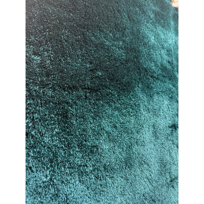 Whisper Super-Soft Fine Yarn Silky Shimmer Polyester Plain Shaggy Dark Teal Rug-Asiatic Carpets-Rug Love - The Most Loved Rug Store