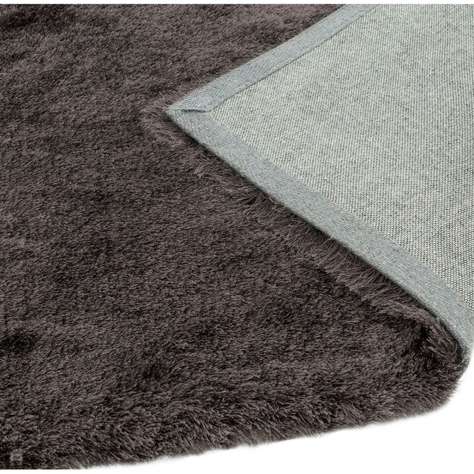 Whisper Super-Soft Fine Yarn Silky Shimmer Polyester Plain Shaggy Graphite Rug-Asiatic Carpets-Rug Love - The Most Loved Rug Store