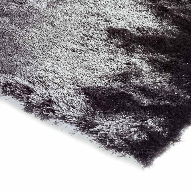 Whisper Super-Soft Fine Yarn Silky Shimmer Polyester Plain Shaggy Graphite Rug-Asiatic Carpets-Rug Love - The Most Loved Rug Store