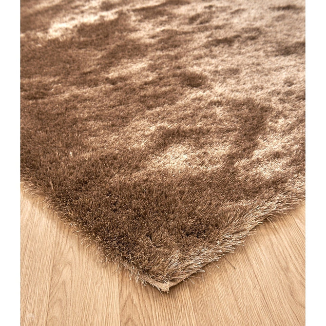 Whisper Super-Soft Fine Yarn Silky Shimmer Polyester Plain Shaggy Mocha Rug-Asiatic Carpets-Rug Love - The Most Loved Rug Store