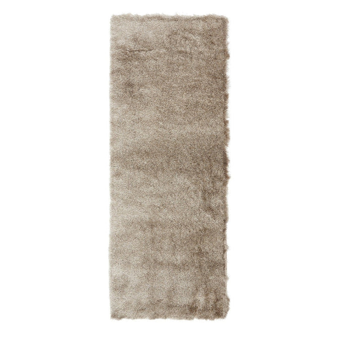 Whisper Super-Soft Fine Yarn Silky Shimmer Polyester Plain Shaggy Mocha Rug-Asiatic Carpets-Rug Love - The Most Loved Rug Store