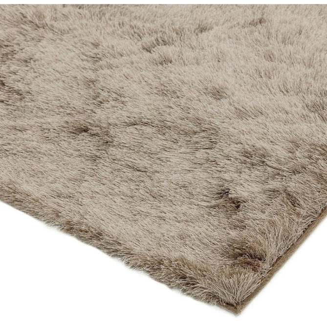 Whisper Super-Soft Fine Yarn Silky Shimmer Polyester Plain Shaggy Mocha Rug-Asiatic Carpets-Rug Love - The Most Loved Rug Store