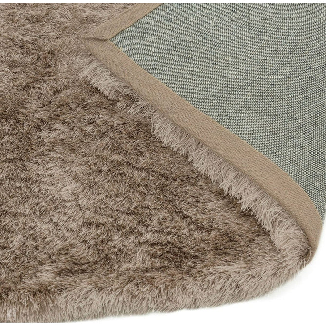 Whisper Super-Soft Fine Yarn Silky Shimmer Polyester Plain Shaggy Mocha Rug-Asiatic Carpets-Rug Love - The Most Loved Rug Store