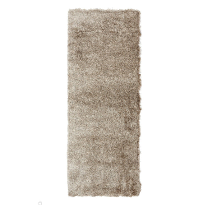 Whisper Super-Soft Fine Yarn Silky Shimmer Polyester Plain Shaggy Mocha Rug-Asiatic Carpets-Rug Love - The Most Loved Rug Store