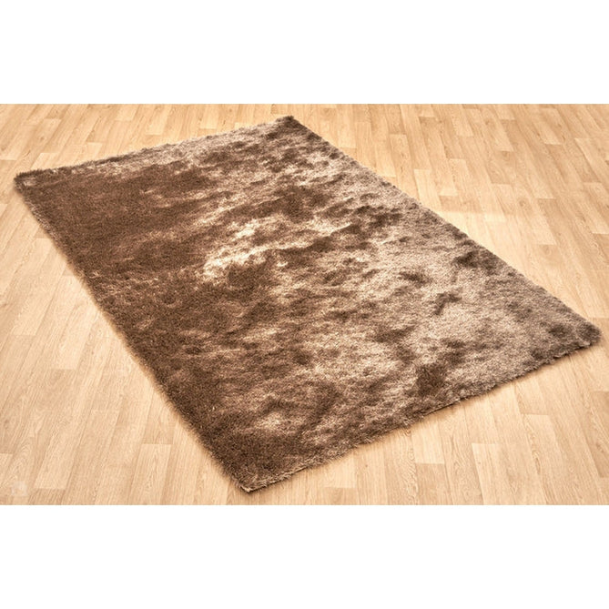 Whisper Super-Soft Fine Yarn Silky Shimmer Polyester Plain Shaggy Mocha Rug-Asiatic Carpets-Rug Love - The Most Loved Rug Store