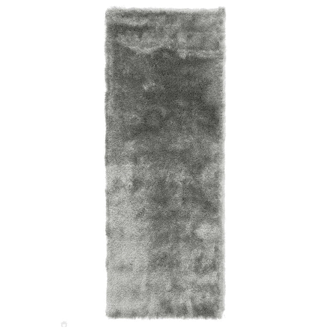 Whisper Super-Soft Fine Yarn Silky Shimmer Polyester Plain Shaggy Tungsten Rug-Asiatic Carpets-Rug Love - The Most Loved Rug Store