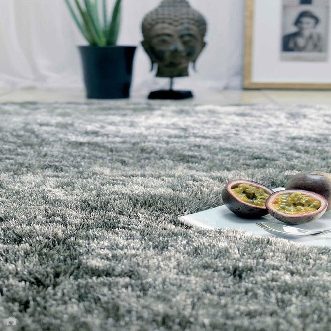 Whisper Super-Soft Fine Yarn Silky Shimmer Polyester Plain Shaggy Tungsten Rug-Asiatic Carpets-Rug Love - The Most Loved Rug Store