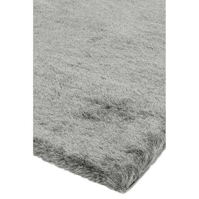 Whisper Super-Soft Fine Yarn Silky Shimmer Polyester Plain Shaggy Tungsten Rug-Asiatic Carpets-Rug Love - The Most Loved Rug Store