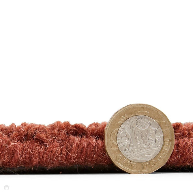 Windsor Modern Plain Hand-Woven Ribbed Textured Border Wool Deep Rusty Terracotta Rug-Think Rugs-Rug Love - The Most Loved Rug Store