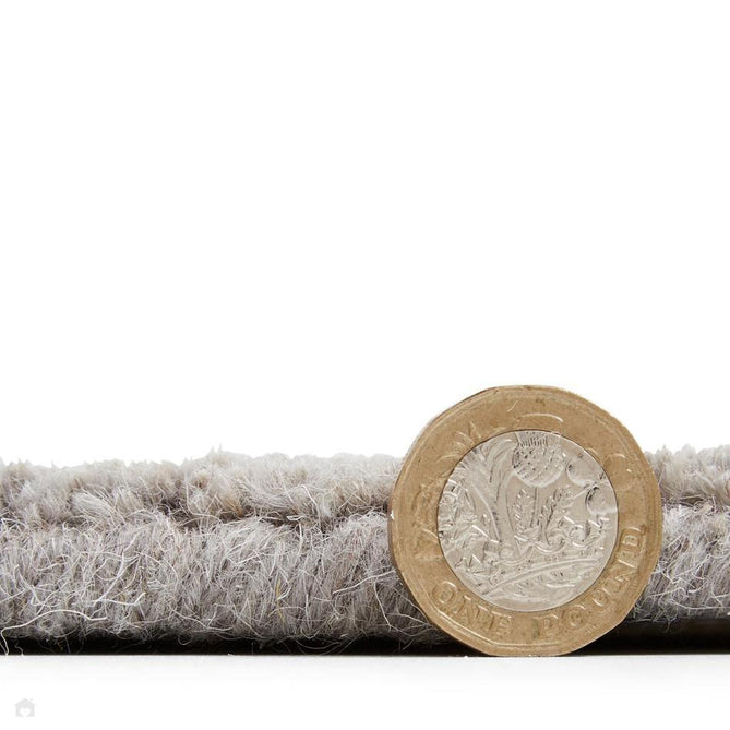 Windsor Modern Plain Hand-Woven Ribbed Textured Border Wool Warm Grey Rug-Think Rugs-Rug Love - The Most Loved Rug Store