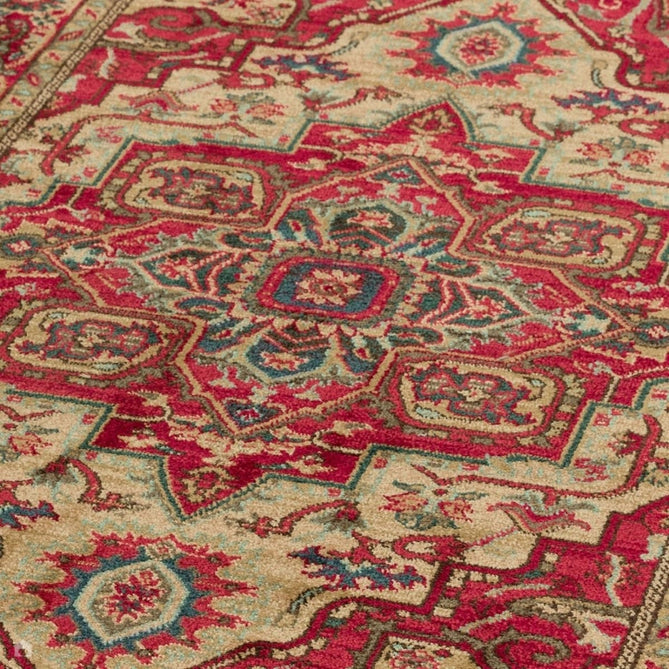 Windsor WIN10 Traditional Classic Floral Vine Medallion Border Red/Multi Rug-Asiatic Carpets-Rug Love - The Most Loved Rug Store